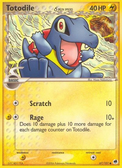 Totodile (Delta Species) card art