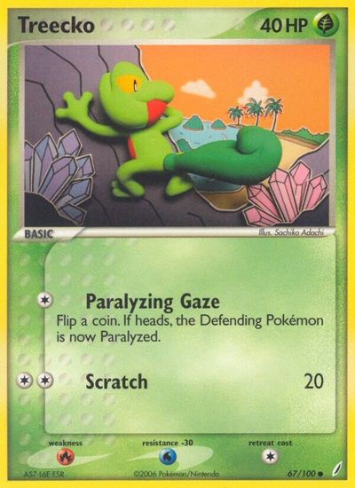 Treecko card art
