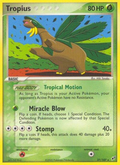 Tropius card art