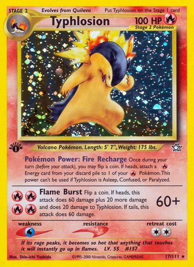 Typhlosion (17) card art