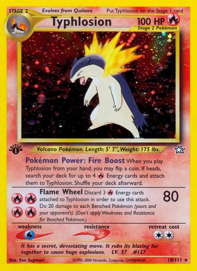 Typhlosion (18) card art