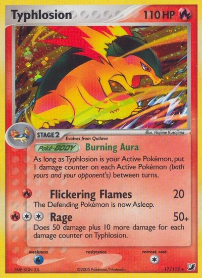 Typhlosion card art
