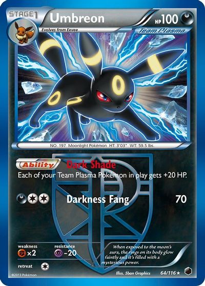 Umbreon (Team Plasma) card art