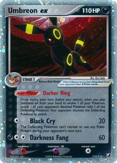 Umbreon ex card art