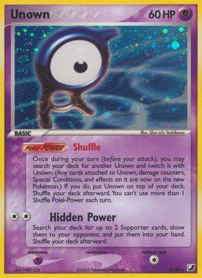 Unown (A) card art
