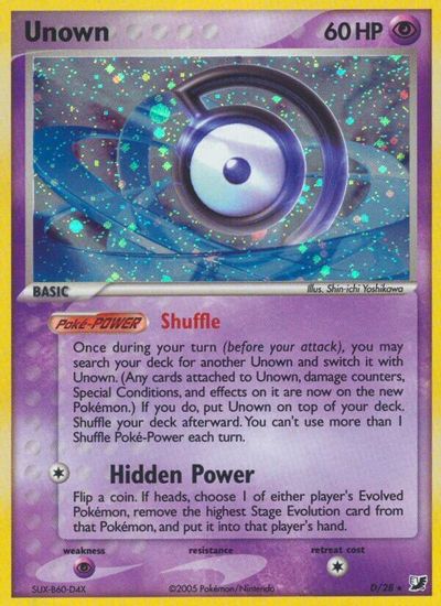 Unown (D) card art