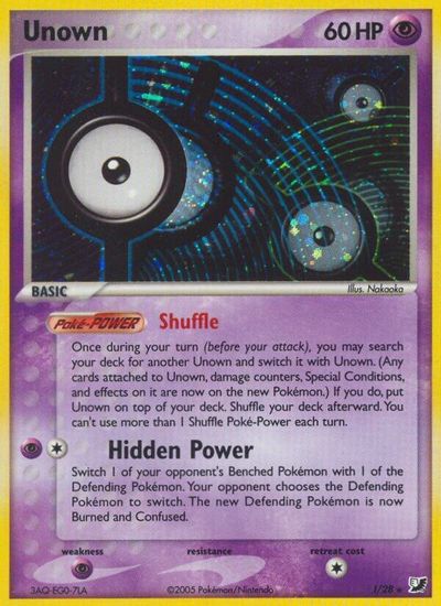 Unown (I) card art