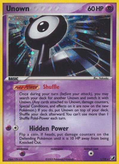 Unown (L) card art