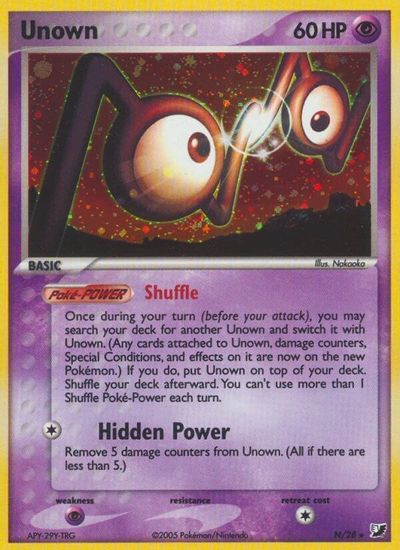 Unown (N) card art