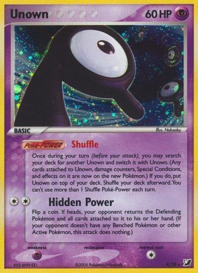 Unown (R) card art