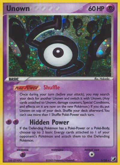 Unown (S) card art