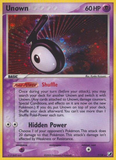 Unown (T) card art