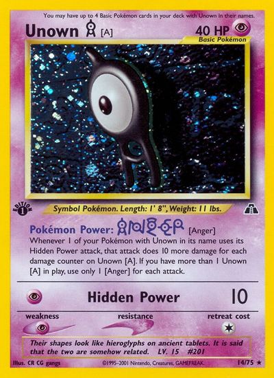 Unown [A] (14) card art