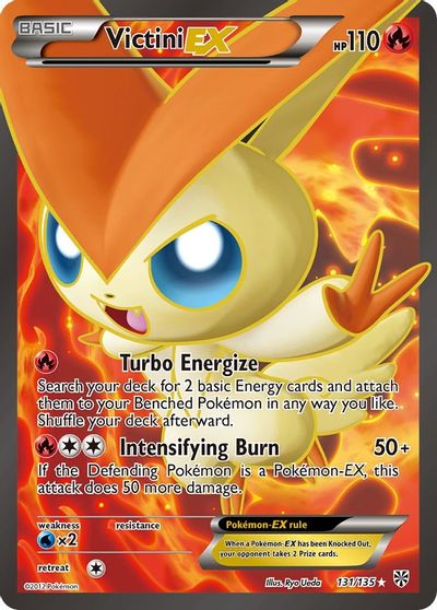 Victini EX (131 Full Art) card art
