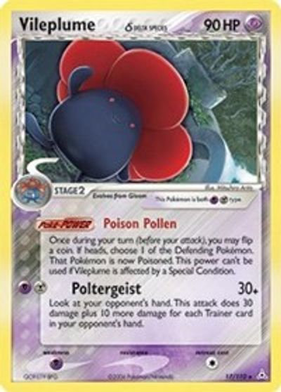 Vileplume (Delta Species) card art