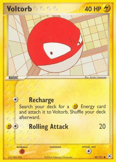 Voltorb card art