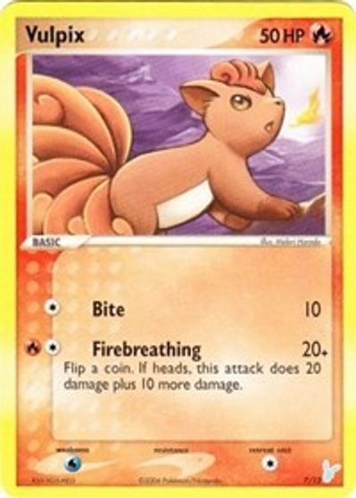 Vulpix card art
