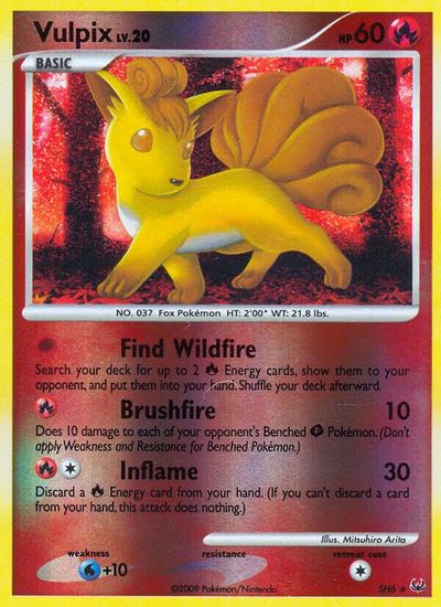 Vulpix (Shiny) card art