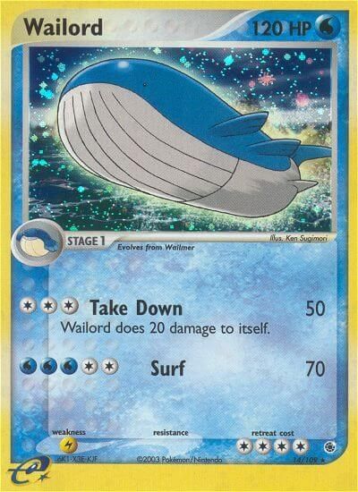 Wailord card art