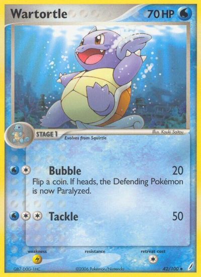 Wartortle - 042/100 card art