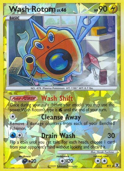 Wash Rotom card art