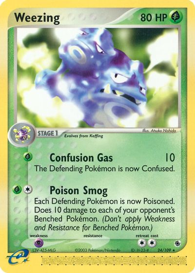 Weezing card art