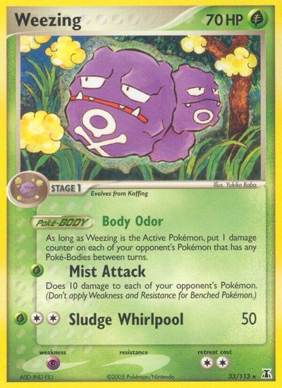 Weezing card art