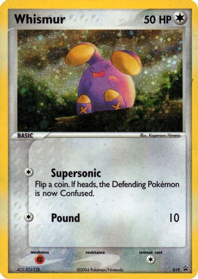 Whismur - 019 (EX Deck Tin) card art