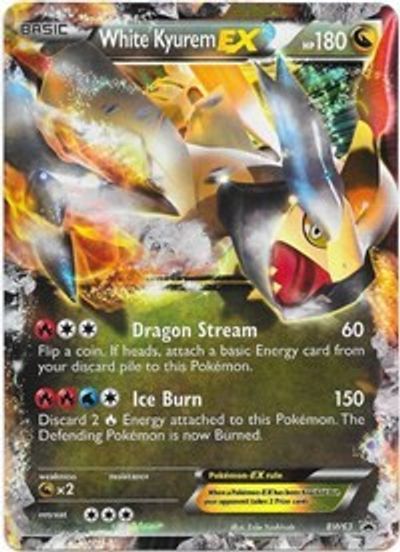White Kyurem EX - BW63 card art