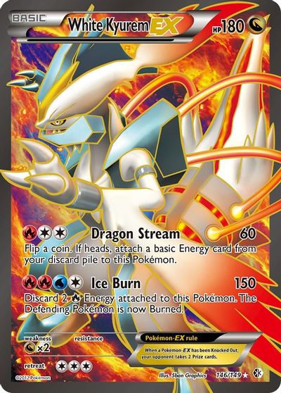 White Kyurem EX (146 Full Art) card art