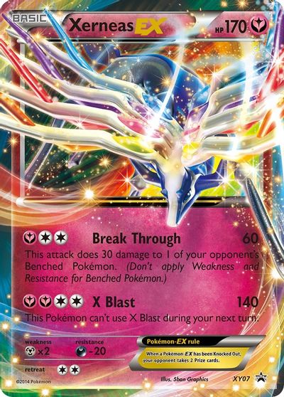 Xerneas EX - XY07 card art