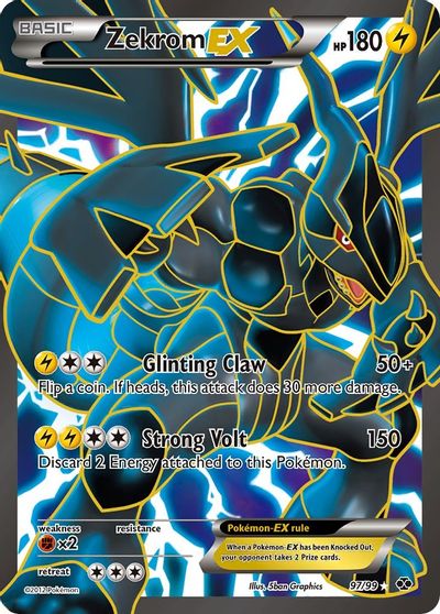 Zekrom EX (97 Full Art) card art