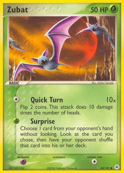 Zubat card art