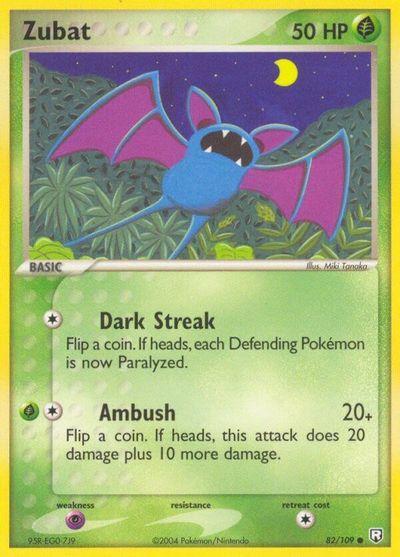Zubat card art