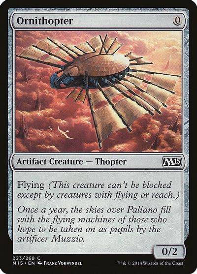 Ornithopter card art