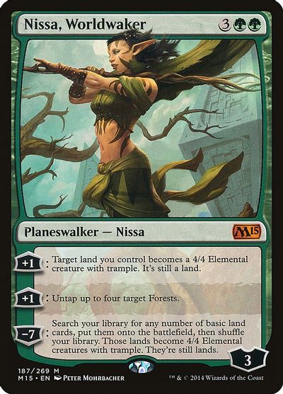Nissa, Worldwaker card art