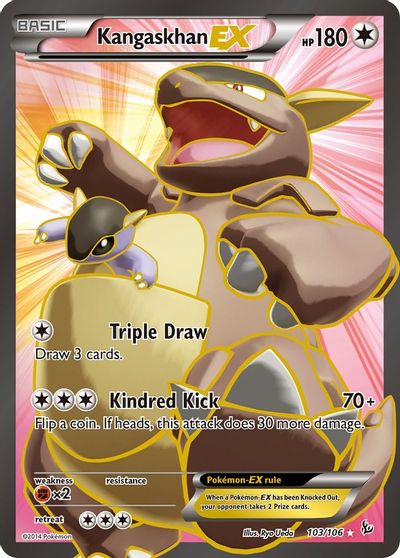 Kangaskhan EX (103 Full Art) card art