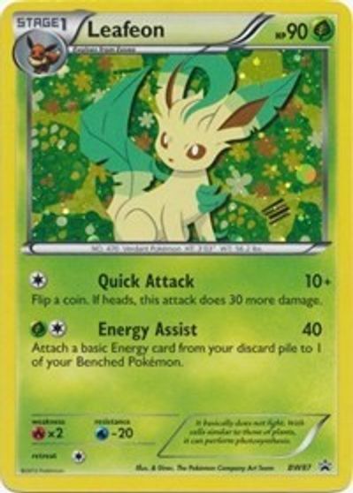 Leafeon - BW87 card art