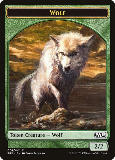 Wolf Token card art