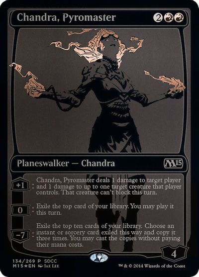 Chandra, Pyromaster (SDCC 2014 Exclusive) card art