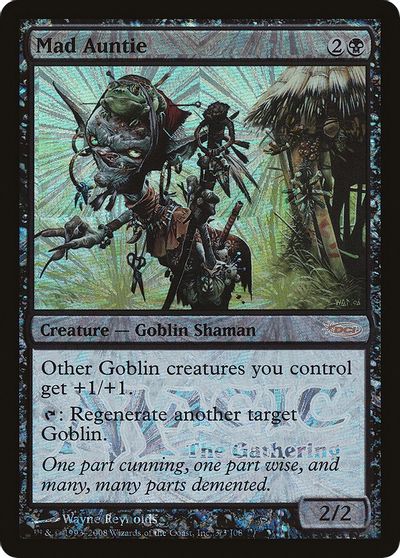 Mad Auntie card art