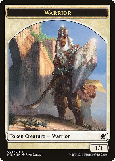 Warrior Token (003) card art
