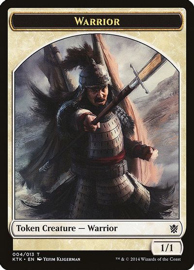 Warrior Token (004) card art