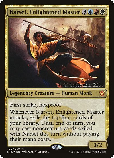 Narset, Enlightened Master card art
