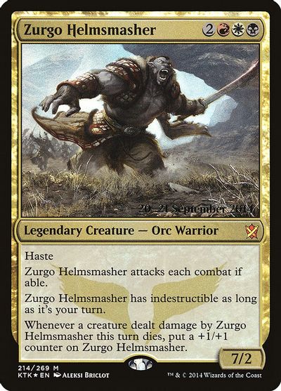 Zurgo Helmsmasher card art