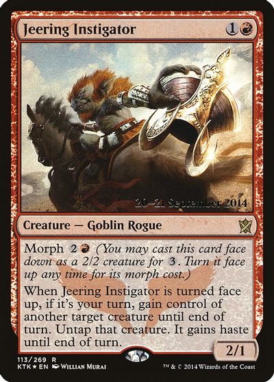 Jeering Instigator card art