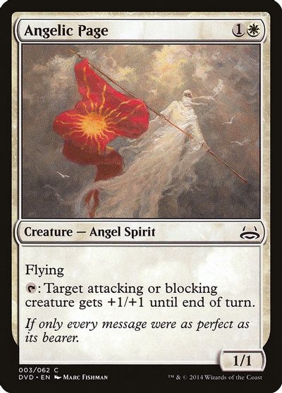Angelic Page card art