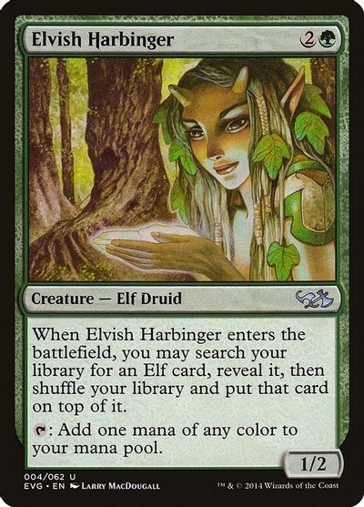 Elvish Harbinger card art