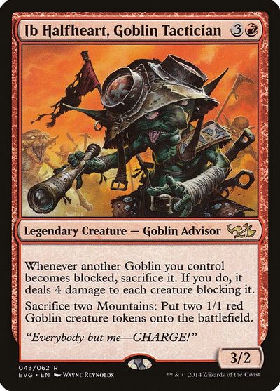 Ib Halfheart, Goblin Tactician card art