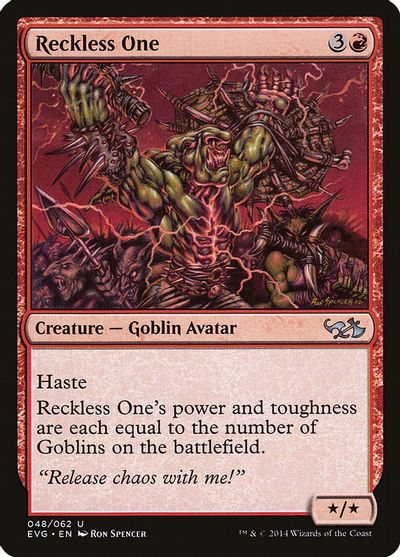 Reckless One card art
